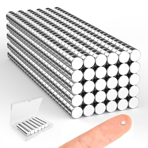 Mini Magnets, 3x2 mm Small Round Magnetic 600 Pack - size: 3x2 mm