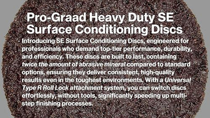 2" SE Coarse R-Type Surface Conditioning Disc, 18081, 25 Pack - style: 2 inch