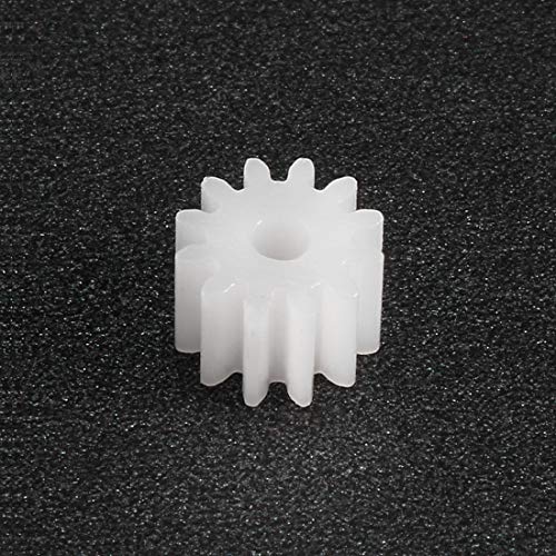 uxcell 40pcs Plastic Gears 12 Teeth Model 122A Reduction Gear Plastic Worm Gears for RC Car Robot Motor