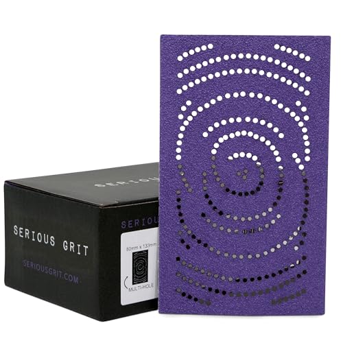 Serious Grit - 3x5 (80x133mm) P60 Grit Ceramic Sanding Sheets - 25 Pack - style: 60 Grit