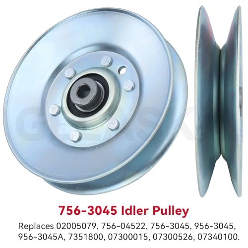 GELASKA 756-3045 Idler Pulley for Cub Cadet GT2186 GT2550 GT2554 GT2544 - color: A19 1x756-3045 White