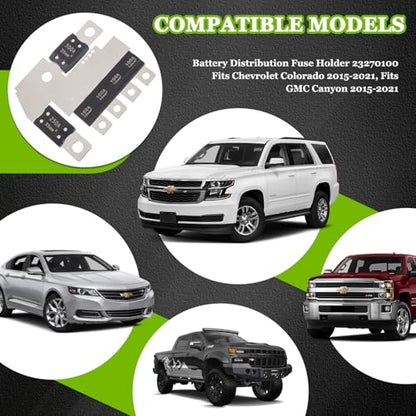 23270100 Front Compartment Main Fuse Block Plate Battery Distribution Main Fuse Block Plate fit for Chevy Colorado/GMC Canyon 2015-2021 - style: 23270100