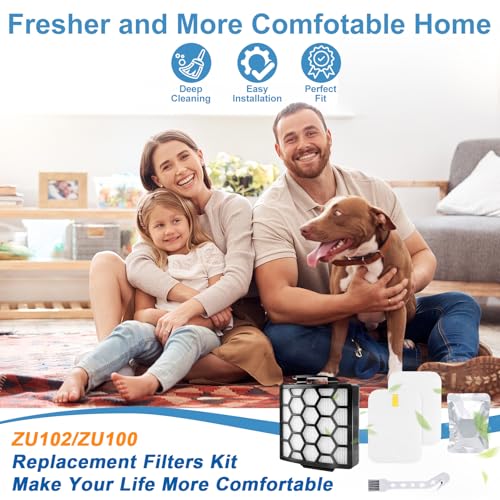 ZU102 ZU100 Replacement Filter & Odor Neutralizer Cartridges Set