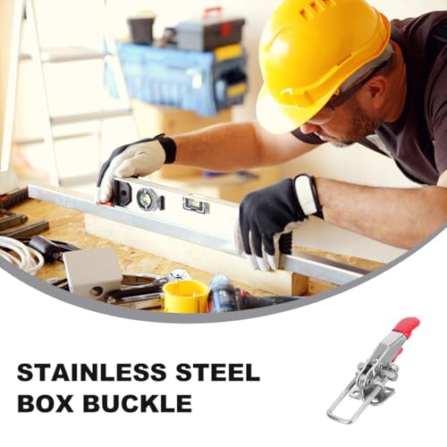 2PCS 304 Stainless Steel Self-Locking Fixture Lock Buckle Box Clamp