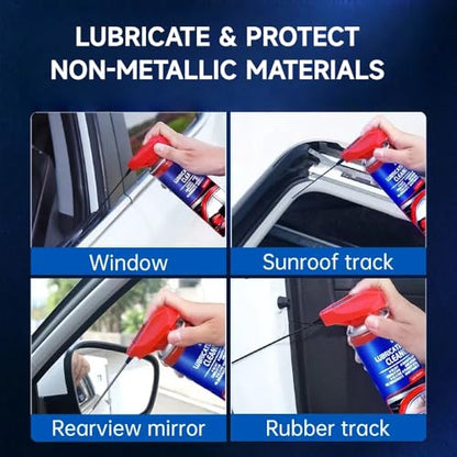 Glodway Specialist Silicone Lubricant Spray,Garage Door Lubricant Oil,with SMART Straw Sprays 2 Ways,for Door Higne,Bike,Sewing Machine,Metal Parts,6.76 OZ,Air Refresher,6 OZ - size: Silicone Lubricant+Air Freshener