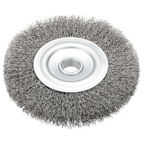 DTGN 5 Inch Wire Wheel Brush for Grinder, 5/8" Arbor - size: 5 inch(5/8" Arbor)