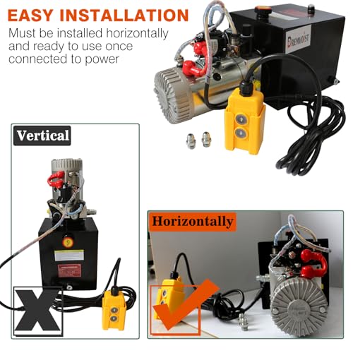 Electric Hydraulic Pump, 8 Quart Double Acting Hydraulic Pump - size: 8 Quart-Double