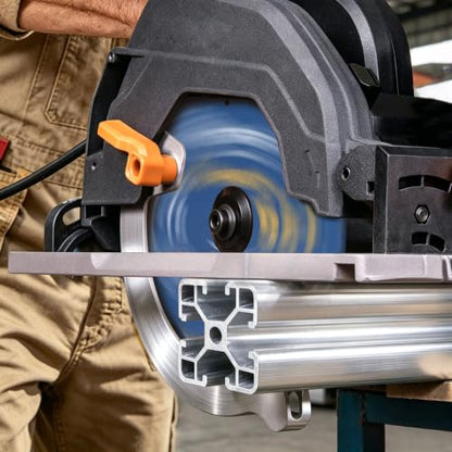 SawWorks 7-1/4" Multi-Purpose Circular Saw Blade for Aluminum & Plastic - size: 7-1/4 Inch 56T