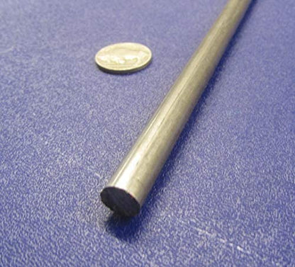 1215 Carbon Steel Round Rod .375" Diameter x 6 Foot Length 1 piece
