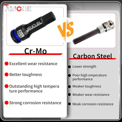 16mm Hex Impact Bit Socket, H16 1/2" Drive Allen Socket, Cr-Mo - size: 1PC | H16 16MM