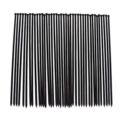 SWANSOFT 7"×1/8" Black Needle Scaler, 38Pcs Point Tip Replacement Needles - color: 7″ Point tip
