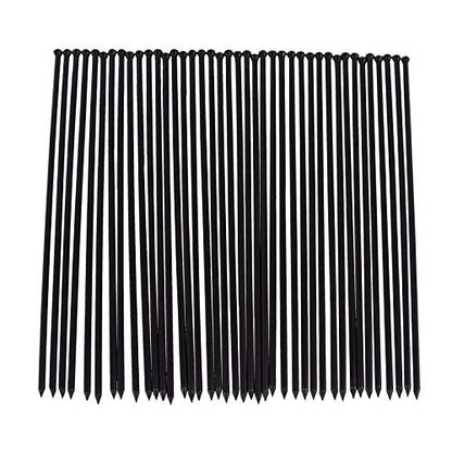 SWANSOFT 7"×1/8" Black Needle Scaler, 38Pcs Point Tip Replacement Needles - color: 7″ Point tip