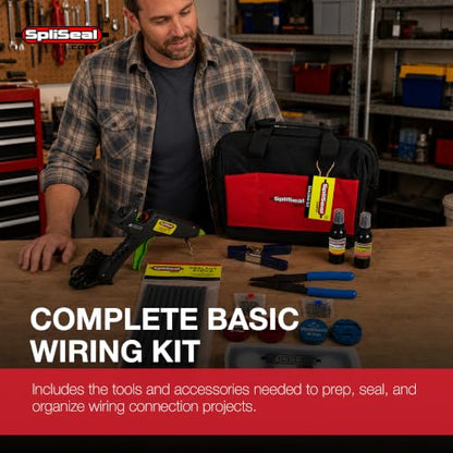 Basic Wiring Sealing Kit with 80W Glue Gun & Connector Molds