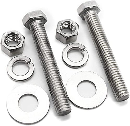 Bolt Fullerkreg 5/16-18x2-1/2 Hex Head Screws Bolts, 10 Sets - size: (10 Sets) 5/16x2-1/2"