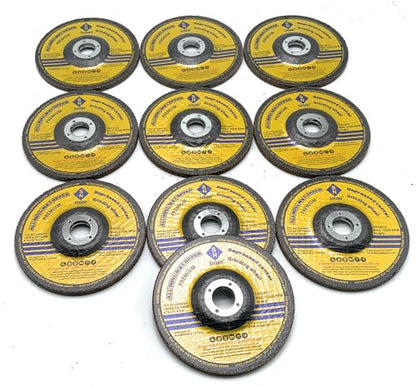 SIGNI 4 Inch Non Ferrous 10 Pack Grinding Wheel, Angle Grinder Abrasive Disc for Aluminum Copper Brass, Anti-Clog (Non-Loading)