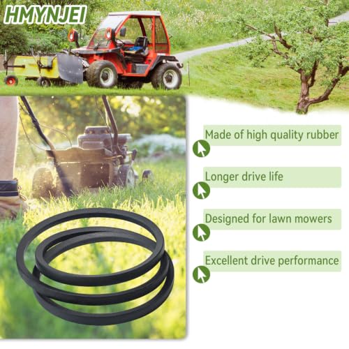 10833 and 10831 Variable Speed Belt Set for Riding Mower 10831/3 KIT Replaces 754-04001 954-04001 + 754-04002 954-04002