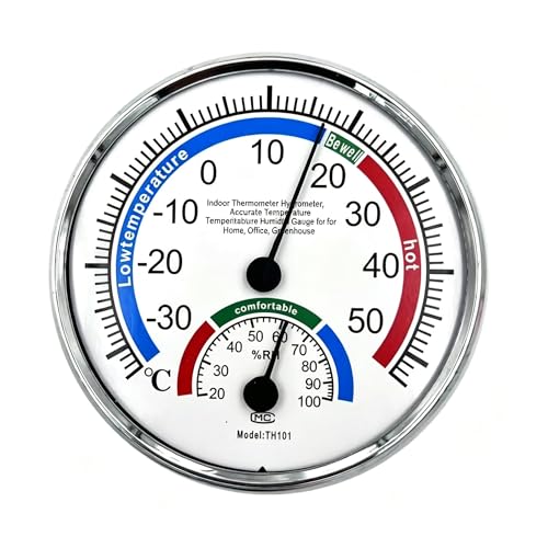 TH101 5" Indoor Outdoor Hygrometer/Thermometer
