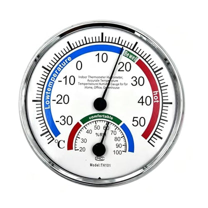 TH101 5" Indoor Outdoor Hygrometer/Thermometer