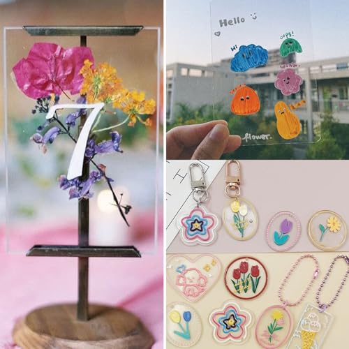 BUYGOO 4Pack Clear Acrylic Sheet 6″ x 12″ x 1/8" Clear Plexiglass Sheet Clears Plastic Square Sheet, DIY Materials for Househld Decoration, Advertisement Signs, Display, Picture Frame, Painting