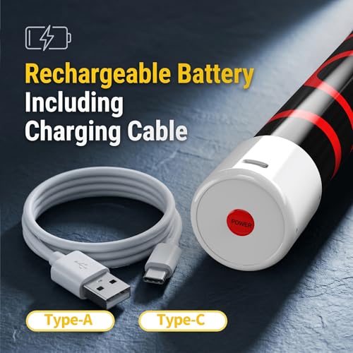 30" Flexible LED Work Light, Rechargeable Bendable Mechanic Light