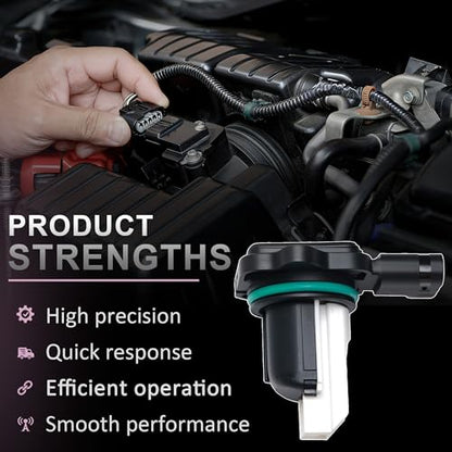 Mass Air Flow Sensor Meter MAF 13627593624 fit for BMW 11-17 X3 X5 X6, 13-15 740i 740li,07-15 335i, 11-13 135i, 09-16 535i, 10-17 535i GT, 12-18 640i, Activehybrid 5/7,2016 435i,(4 Pins)