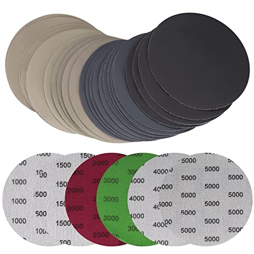 1-Inch Wet or Dry Sandpaper Sanding Paper disc Hook and Loop Sanding Discs 320 Grit 50 Pcs - size: 1-inch 320 Grit 50Pcs