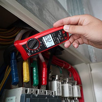 UNI-T UT201R Digital Clamp Meter AC Current TRMS HVAC Amp Ohm Volt Meter Clamp On Multimeter Auto Ranging 4000Counts AC Current Frequency NCV AC DC Voltage Frequency Resistance Continuity Diode Tester - size: UT201R