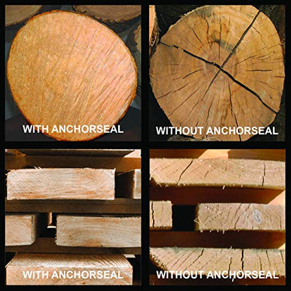 ANCHORSEAL 2 Log and Lumber End Grain Sealer, Prevents Checking, 1 Gallon - size: 1 Gallon