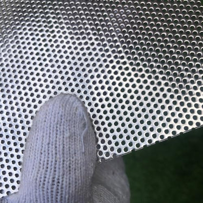 19 Gauge Perforated Metal Sheets 30"x15" Opening 22% Hole 1.5 mm 0.06 inch (About 1/16") Perforated Stainless Steel Sheet 304 Stainless Steel Mesh Screen Panel Decorati Mesh Plate - size: 30" X 15"