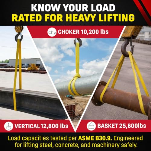 DD Sling 2" x 12' Nylon Endless Lifting Sling – USA Made - size: 2"x12'