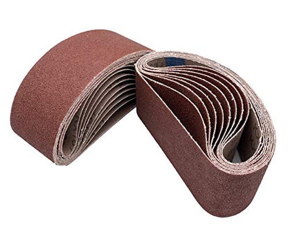 2-1/2 x 16 Inch Belt Sander Sanding Belts, 80 Grit, 18 Pack - color: 80 Grit, size: 2.5x16in