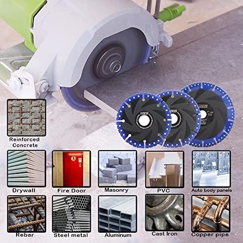 Metal Cutting Diamond Blade - 9" 230MM All Purpose Heavy Duty Cut Off Wheel for Rebar,Steel,Metal,Reinforced Concrete - size: 9"/230mm
