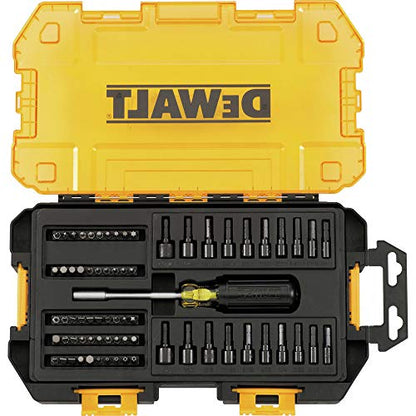 DEWALT Screwdriver Bit Set with Nut Drivers, 71-Piece (DWMT73808) - size: 1/4"