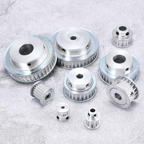MECCANIXITY 2 Pcs Aluminium Timing Pulley, XL 30 Teeth 25mm Bore Synchronous Wheel Timing Belt Pulley 5.08mm Pitch 11mm Slot Width for Belt, CNC Machine, 3D Printer - size: 25x5.08x11mm