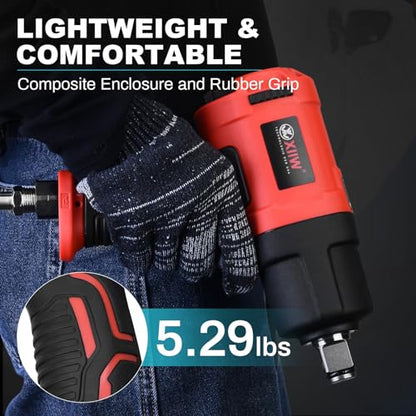 XIIW 3/4 Inch Air Impact Gun, Max Nut-busting Torque 1950 ft-lbs - size: ‎‎3/4 inch | 1950 ft-lbs