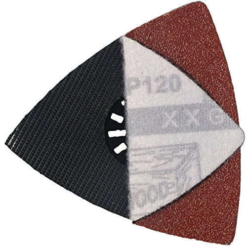 XXGO 3 Pcs 3-1/8 Inch 80mm Triangle Oscillating Multi Tool Sanding Pads - size: 3-1/8 Inch Triangle Sanding Pad - 3 Pcs