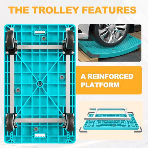 Heavy Duty Foldable Cart, 1100 Lbs Capacity