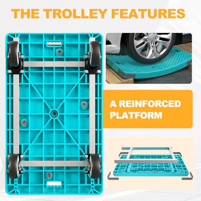 Heavy Duty Foldable Cart, 1100 Lbs Capacity