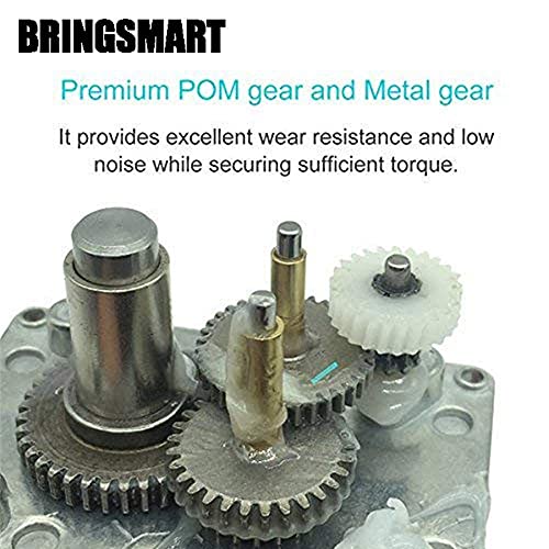 BRINGSMART 24V 16rpm DC Worm Gear Motor Self-Locking Mini Engine Turbine - size: 24V 16rpm
