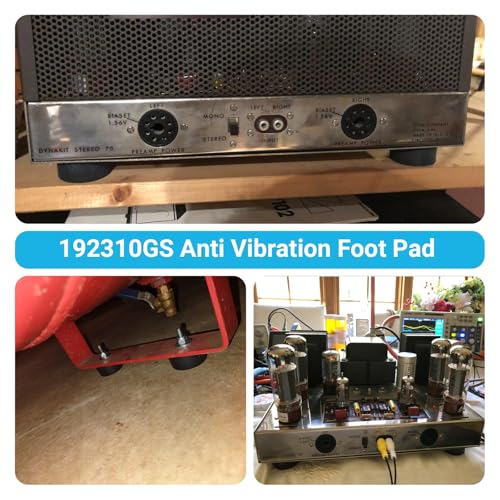 8PCS 192310GS Anti Vibration Rubber Feet Pads Bumper for Air Compressors Generators Pressure Washers –Isolation Mounts Compatible with Coleman Powermate 094-0026, Sanborn E106661, Husky Fini D091007