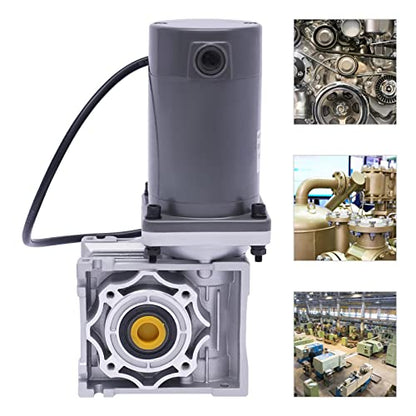 Electric Gear Motor 120W DC 12V 1800RPM 50K Electric Single-Phase Worm High Torque RV Gear Motor Reducer Gearbox with Adjustable Speed Reversing Function&Self-Locking Function - size: 120W DC12V