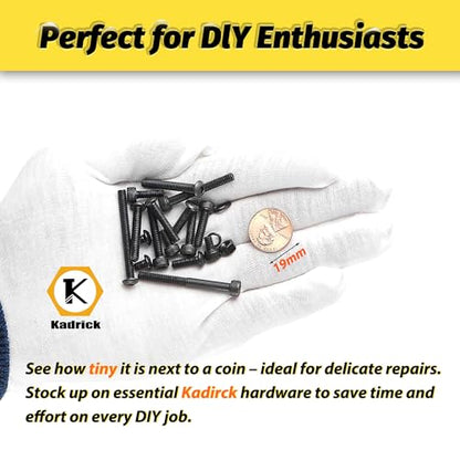 1580PCS M4 Hex Socket Cap Head & Button Head Screws and Nuts Kit - size: M4 1580Pcs 6-40mm