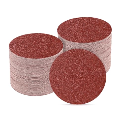 100 PCS 3 Inch Sanding Discs 180 Grit Sandpaper - style: 180 Grit
