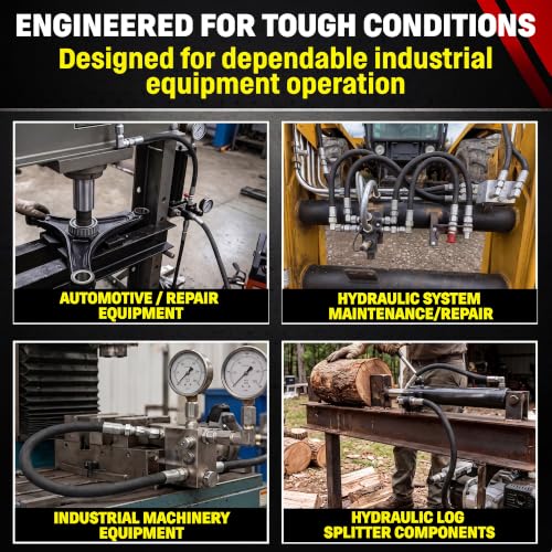 Chenango Supply 1/4" x 10' 2-Wire Hydraulic Hose Assembly - size: 1/4 x 10'