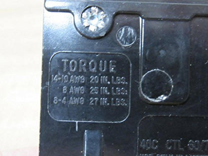 Eaton BAB1015 Bolt-On Mount Type BAB Industrial Miniature Circuit Breaker 1-Pole 15 Amp 120/240 Volt AC Quicklag