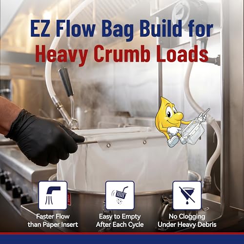 MirOil RC88PS Fryer Oil Filter Bag Only, Part 12855, EZ Flow Series - size: Filter Bag