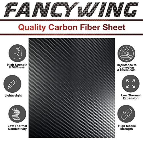 200X300X0.5MM 1.0MM 1.5MM 2.0MM 2.5MM 3.0MM 4.0MM 5.0MM 6.0MM Carbon Fiber Sheet 100% 3K Carbon Fiber Laminate Plate Twill Weave Matt Surface Panel Sheet 2.5MM Thickness(Matte Finish) - color: Twill Weave Matte Finish, size: 200X300X2.5MM