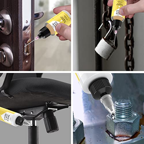 Door Hinge Lubricant kit, 4oz+1oz Needle Combo for Door,Lock,Bike - size: 5 oz