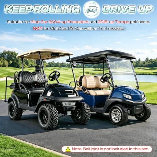 DRIVE UP Golf Cart Steering Gear Box Assembly, Club Car Steering Rack and Pinion for Precedent 2004-Up and Tempo 2018-Up G&E Models, Replaces OEM 102288601