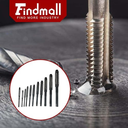 findmall 11Pcs Adjustable Reamers H4-H14 High Speed Steel Adjustable Hand Reamers 11.75mm-38mm, Metric